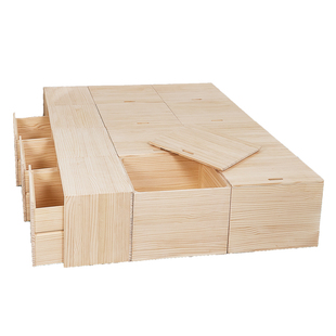 榻榻米拼接床箱木箱拼床实木箱体床储物柜小户型高箱床定制飘窗柜