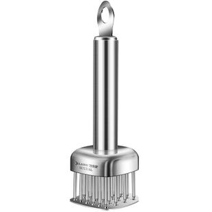 松肉针316L不锈钢牛排针插扣肉烧肉扎肉器嫩肉断筋神器牛扒锤工具