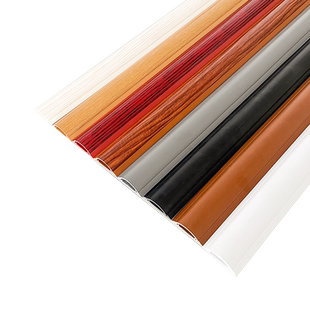 pvc线槽遮挡电线槽地面自粘明装弧形地线槽防踩装饰明线走线神器