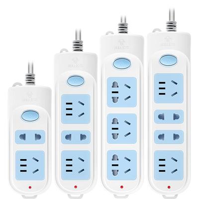 公牛插座面板多孔多功能宿舍红牛插排查插盘拖接线板插板带线插班