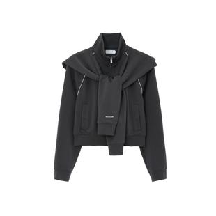 REVAN芮范设计师款可卸披肩立领卫衣外套RL10105269