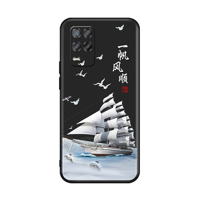 luckrider适用于realmeq3手机壳rmx3161中国风oppok9x网红pgcm10新款时尚realme真我v13保护套rmx3041简约rmx