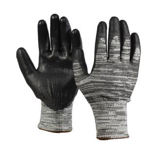 Ansell安思尔48-705耐磨透气机械作业防滑中型防割工业PU涂掌手套