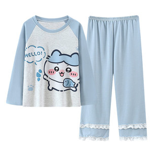 2026新款儿童睡衣女童春秋季纯棉长袖中大童母女装小八家居服套装