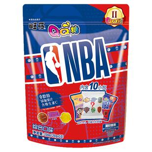 旺旺旺仔QQ糖NBA限定果汁软糖新年礼物小朋友课间糖果解馋零食-H