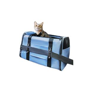 宠适PETSFIT猫咪外出航空登机软包猫包便携手提透气安全扣上飞机