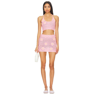 MORE TO COME CLAIRE 半身裙套装REVOLVE博主同款