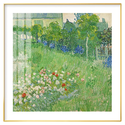杜比尼花园餐厅装饰画莫奈油画