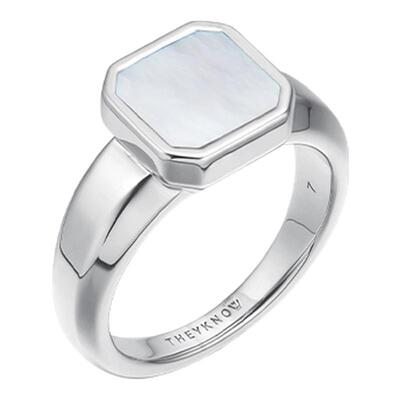 THEYKNOW宝石系列贝母signet戒指