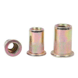 拉铆螺母平头M6半六角M8M4M5小沉头新型M10M3高强度钉加长M12竖纹