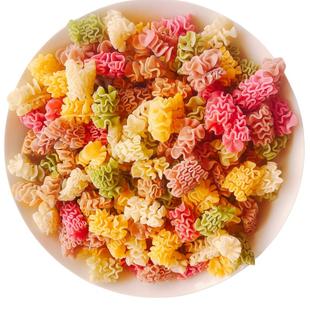 近期现做果蔬卷卷面无添加食盐贝壳蔬菜面儿童辅食螺旋面营养早餐