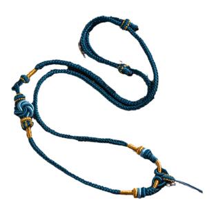 手工编织八股编翡翠玉绳子吊坠挂绳高档圆满结可调节挂件绳高货绳