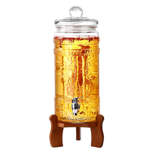 泡酒玻璃瓶家用酒坛子高档密封泡人参药酒酒罐酒缸带龙头专用酒瓶