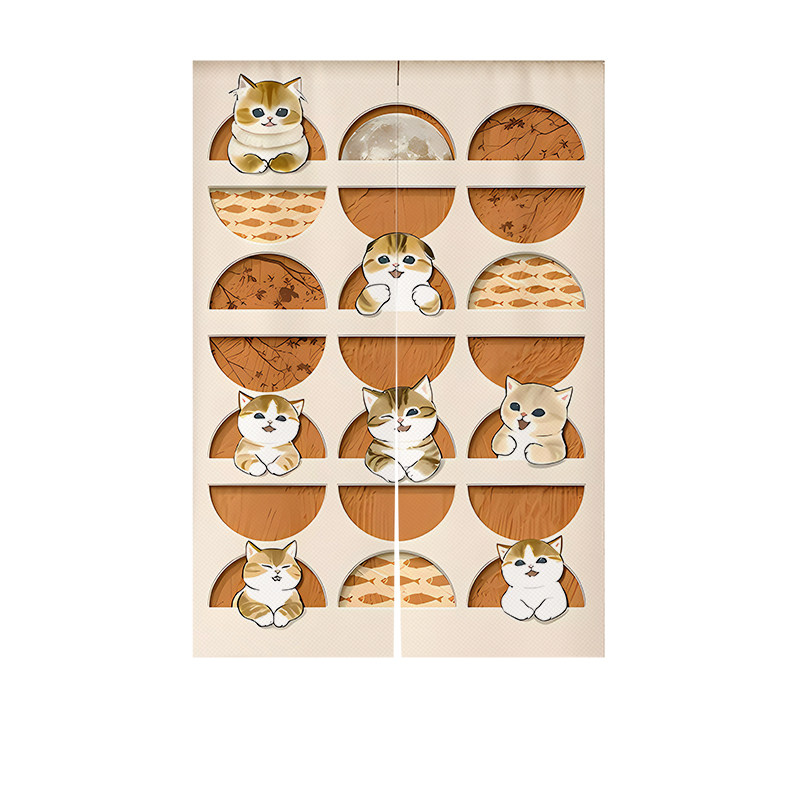 网红门帘遮挡帘隔断帘半帘挂帘