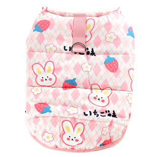 清仓2-3斤宠物小鹿犬幼犬狗狗衣服秋冬装泰迪羽绒棉背心加厚保暖