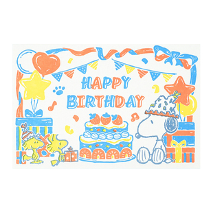 猫的天空之城古风史努比明信片凸版印刷生日祝福卡片letterpress