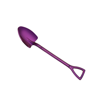 创意铁锹勺子不锈钢咖啡勺可爱甜品雪糕勺家用儿童吃饭汤勺西瓜勺