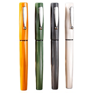 PLATINUM白金小流星系列钢笔万年笔可换墨囊八角形笔杆三年级小学生用练字书法钢笔高颜值简约签字笔