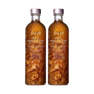 【百补】Fresh馥蕾诗大马士革玫瑰润泽密集保湿水250ml*2清爽补水