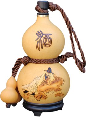 酒葫芦可装热水天然济公随身酒壶