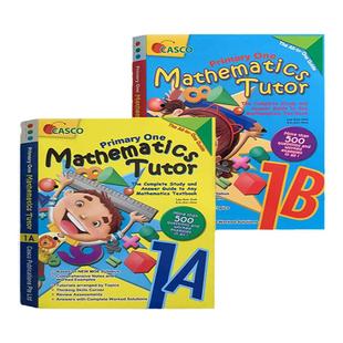 Casco Primary Maths Tutor正版新加坡数学 小学教辅家庭教师系列 小学一年级两本英文原版 Mathematics Tutor