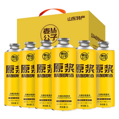 青岛特产精酿原浆整箱礼盒装