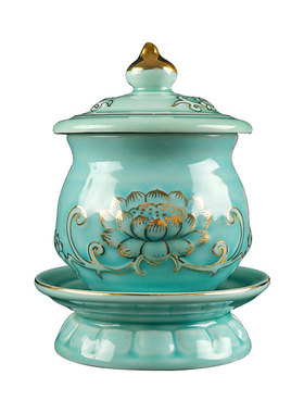 佛前圣水杯佛堂供水杯观世音