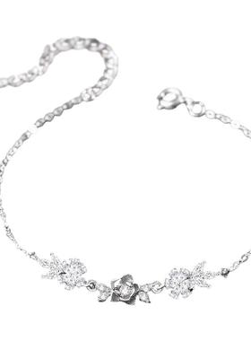 925银茉莉花手链轻奢森系女款