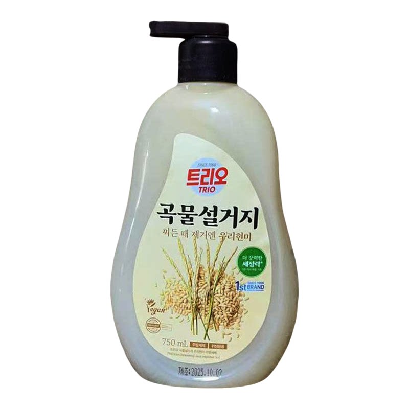 韩国进口爱洗洁精750ml去油污