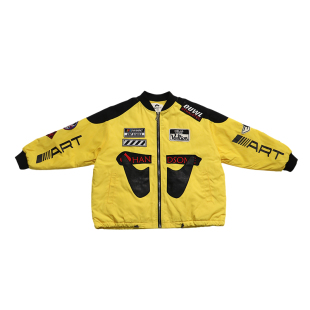 Q宝家童品12月新款 男童机车服外套冬季夹棉儿童时尚上衣夹克童装