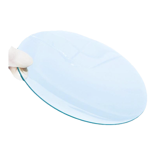 湘玻玻璃表面皿湘玻实验室蒸发结晶皿带弧度透明加厚烧杯盖实验室玻璃器皿45 50 60 80 90 100mm