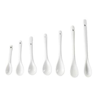 调味勺陶瓷咖啡勺创意长柄婴儿喂养勺蜂蜜搅拌棒甜品小勺子调料勺