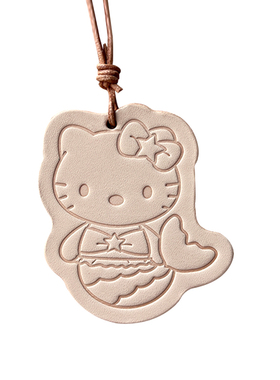 手工hellokitty牛皮钥匙扣挂件
