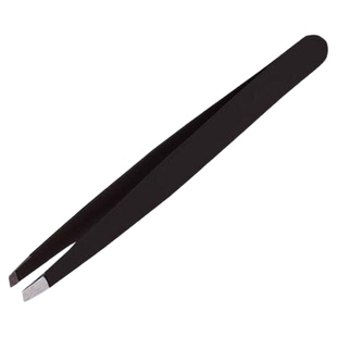 不锈钢镊子平口眉夹眉毛夹子拔腿毛扒胡子拔毛钳胡子神器工具修眉