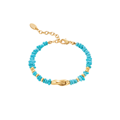 AmberLollipop天然绿松石金手串