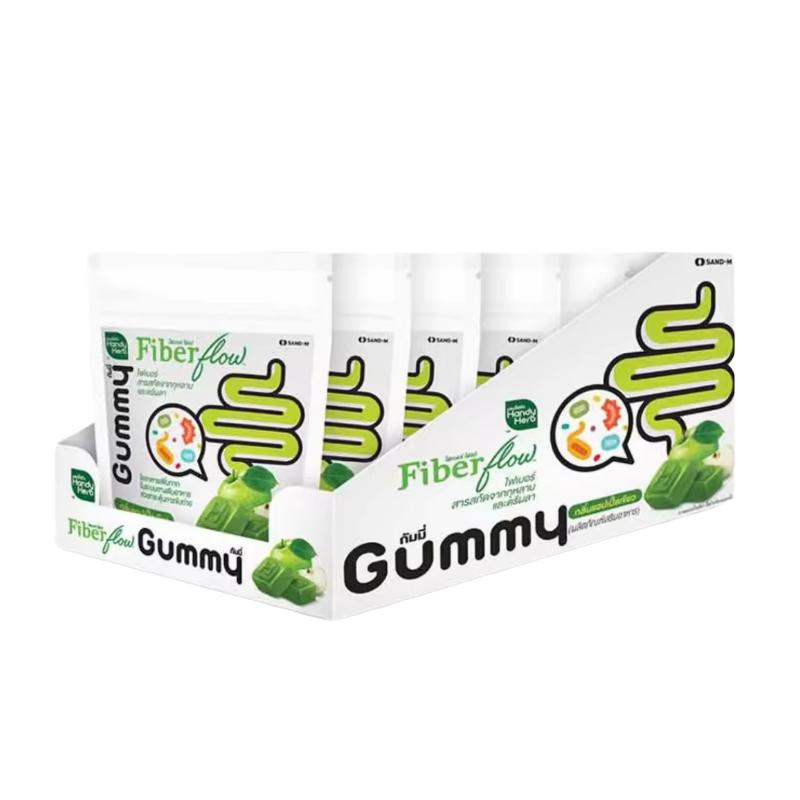 泰国711苹果HandyHerbFiberFlow膳食纤维酵素拉屎软糖清宿便Gummy