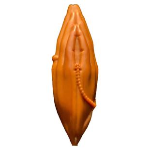 一心向佛橄榄核单籽吊坠佛手挂件双手合十精雕核雕雕刻文玩手把件