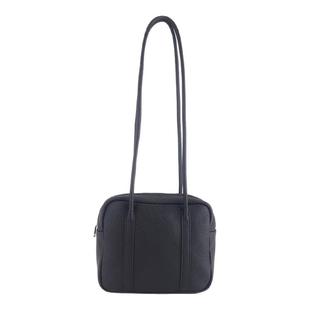 新款百搭调性 极简小众真皮波士顿包手提单肩小方包长柄腋下包