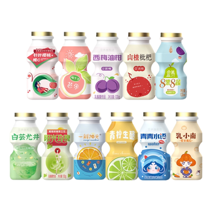 宜养乳酸菌饮料早餐奶100g*8瓶儿童夏季解渴饮品樱桃西梅葡萄山楂