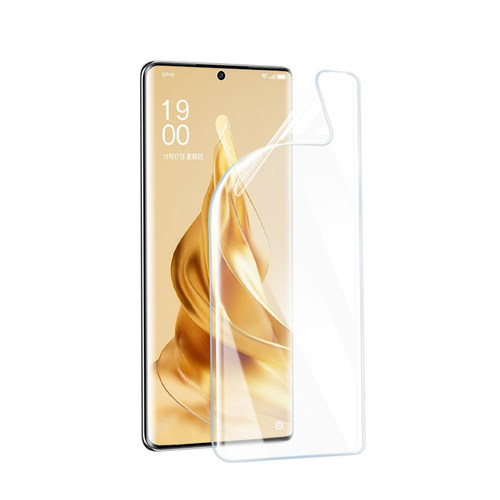 套天下适用opporeno10手机膜reno11/12/9水凝膜findx7/x6/x5pro曲面x8pro屏reno5/3pro保护reno6pro+膜ultra