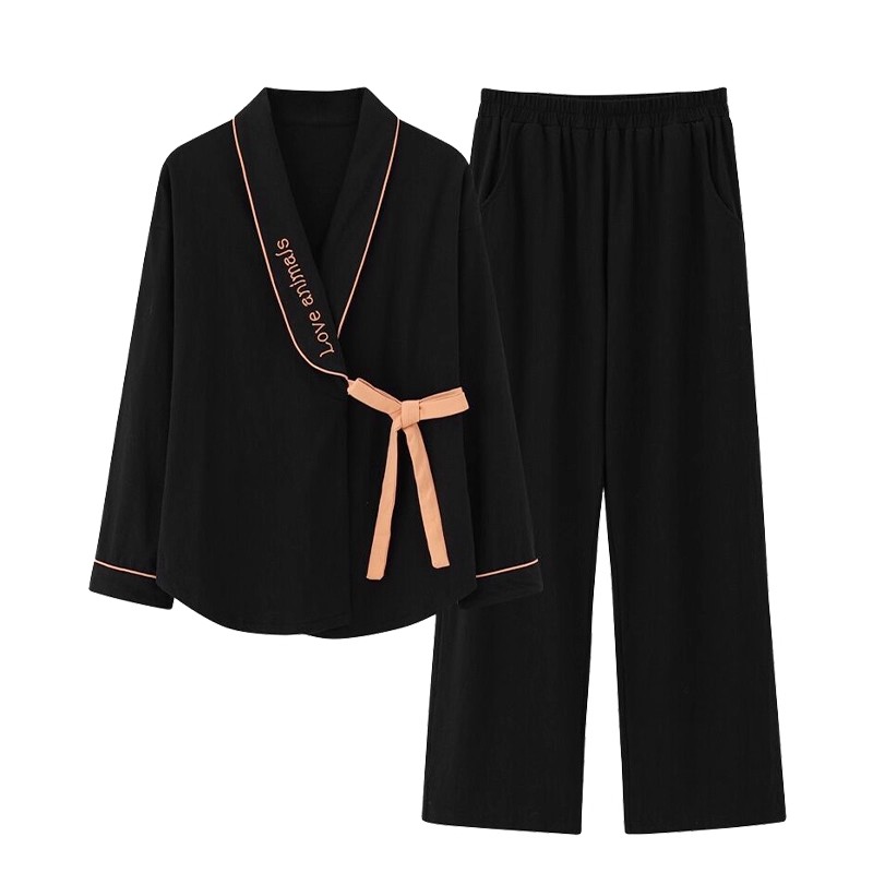月子服纯棉孕妇睡衣哺乳喂奶专用