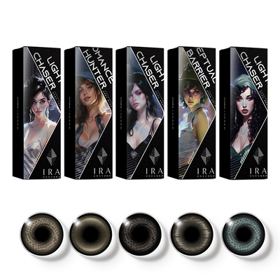 IRA棕色美瞳日抛混血感中大直径自然款隐形眼镜官方旗舰店乌托邦