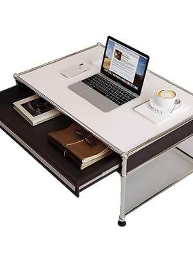 中古风USM客厅茶几长方形小桌子