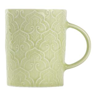 景德镇官方高颜值陶瓷马克杯浮雕咖啡杯家用水杯创意办公杯子礼物