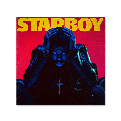 欧美专辑封面海报starboy blond卡片音乐周边拍照背景墙贴装饰画