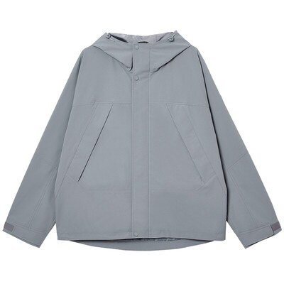 杰克琼斯男防风防泼水连帽夹克