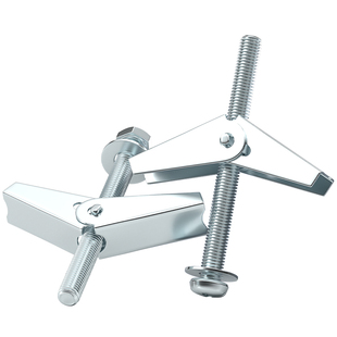 铁飞机膨胀螺丝空心墙纤维石膏板兰花夹壁虎伞型胀塞MM4M5M6M8M10