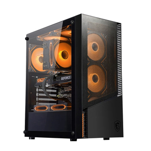 微星AMD锐龙主机R5 5600/5700X/RTX5060Ti/7650GRE/6500XT台式电脑整机办公游戏电竞直播DIY组装机海景房