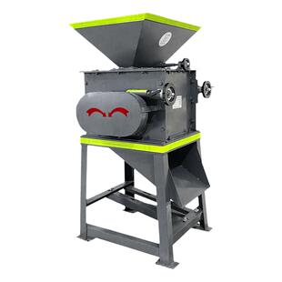 刀鲨对辊破碎机玉米破瓣机花生高粱大豆压扁机粮食养殖粉碎机商用