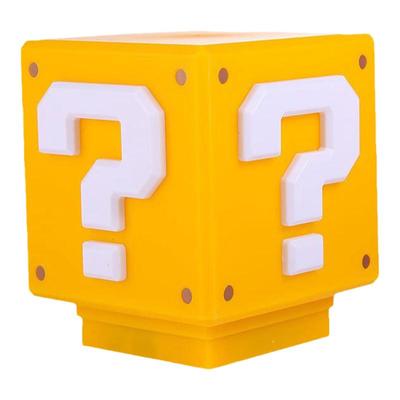 马里奥问号发声充电感应小夜灯方块灯超级桌面台灯拍拍灯氛围礼物